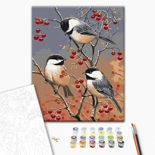 Pictură pe numere 40*50 cm (în cutie) – pitigoii s-au întors 2