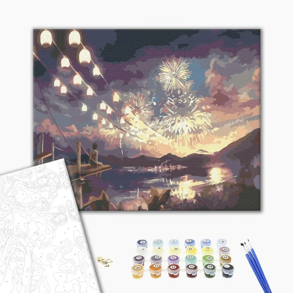 Pictură pe numere 30*40 сm (fără cutie) – atmosferă de vacanță 2