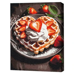 Pictură pe numere 30*40 сm (fără cutie) – desert dulce