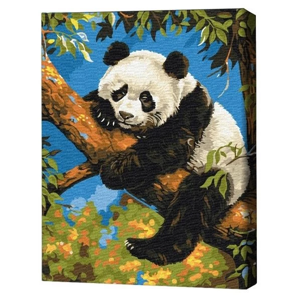 Pictură pe numere 30*40 сm (fără cutie) – panda leneș 2