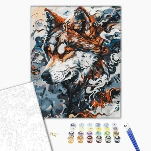 Pictură pe numere 40х50 cm (fără cutie) – spiritul pădurii. Thumbnail 2