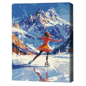 Pictură pe numere 40х50 cm (fără cutie) – dans pe gheață.