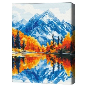 Pictură pe numere 40х50 cm (fără cutie) – toamna în munți