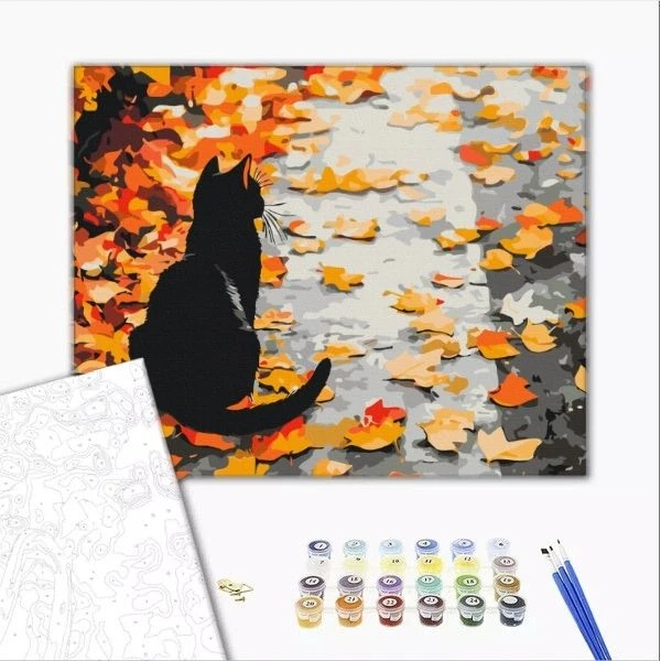Pictură pe numere 40*50  сm (fără cutie) – toamnă. 2
