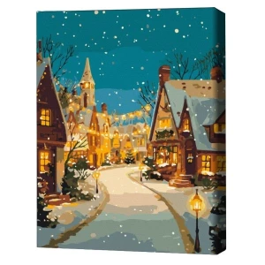 Pictură pe numere 40*50 cm (în cutie) – clopoțelul crăciunului.