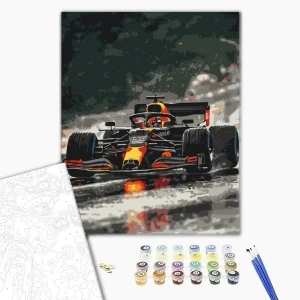Pictură pe numere 40*50  сm (fără cutie) – formula adrenalinei. Thumbnail 2