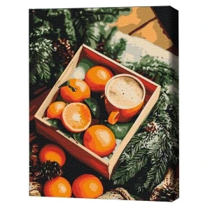 Pictură pe numere 30*40 сm (fără cutie) – aroma sărbătorilor