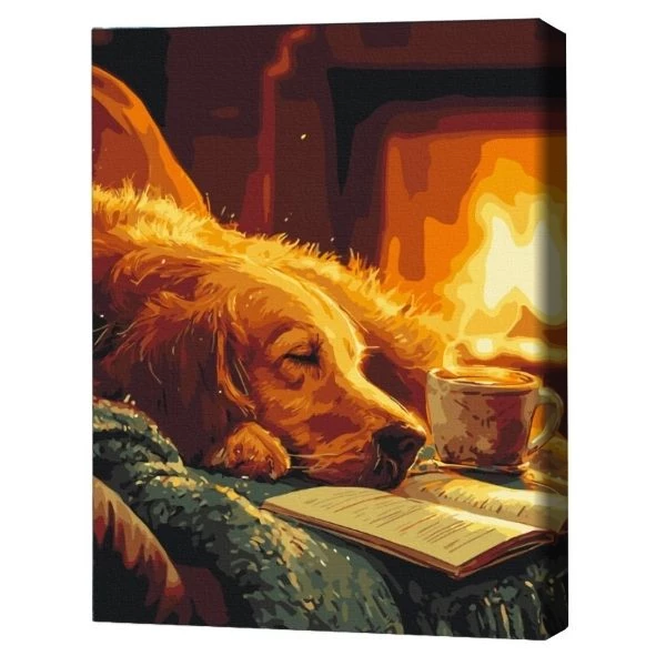 Pictură pe numere 40*50 cm (în cutie) – căldura serii. 2