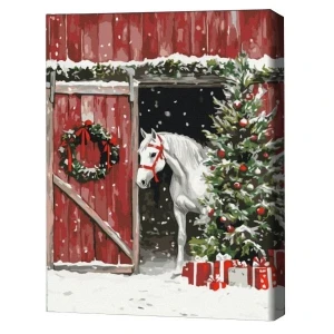 Pictură pe numere 40*50 cm (în cutie) – sunetul copitelor