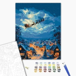Pictură pe numere 40*50 сm (fără cutie) – sărbătoarea se apropie Thumbnail 2