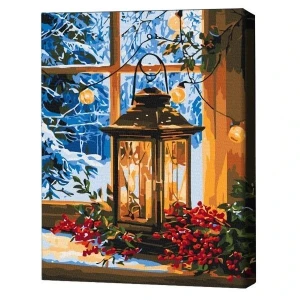 Pictură pe numere 30*40 сm (fără cutie) –  lumină din fereastră