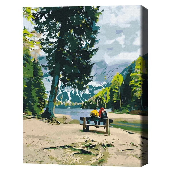 Pictură pe numere 40*50 cm (în cutie) – călători 2