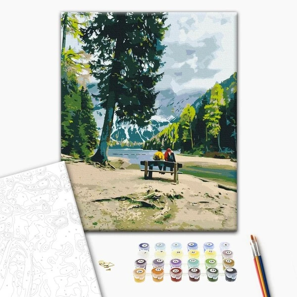 Pictură pe numere 40*50 cm (în cutie) – călători 2
