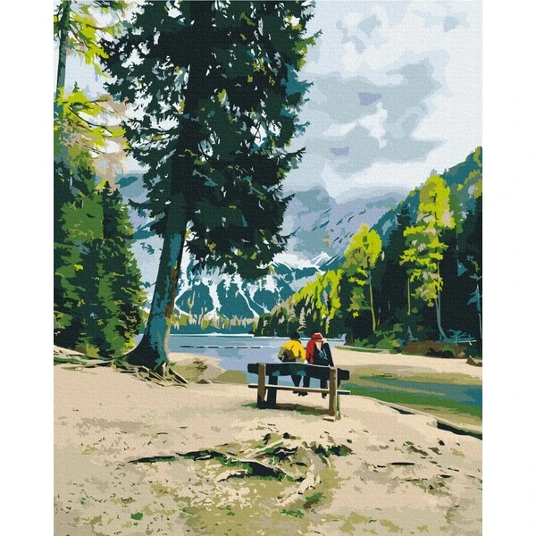 Pictură pe numere 40*50 cm (în cutie) – călători 3