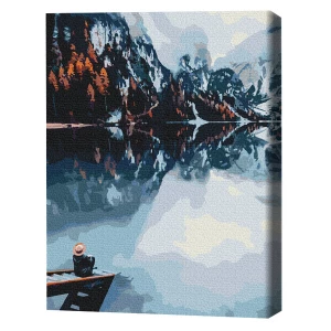 Pictură pe numere 40*50 cm (în cutie) – toamna în prim plan