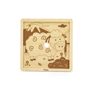 Puzzle din lemn "oița" 9 elem. Thumbnail 3