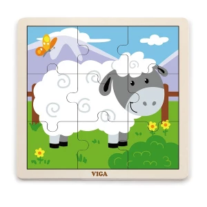 Puzzle din lemn "oița" 9 elem. Thumbnail 5