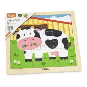 Puzzle din lemn "vaca" 9 elem. Thumbnail 2