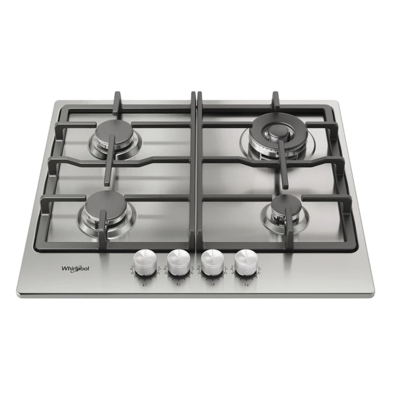 Plită pe gaz whirlpool tkrl 661 ix, oțel inoxidabil 2