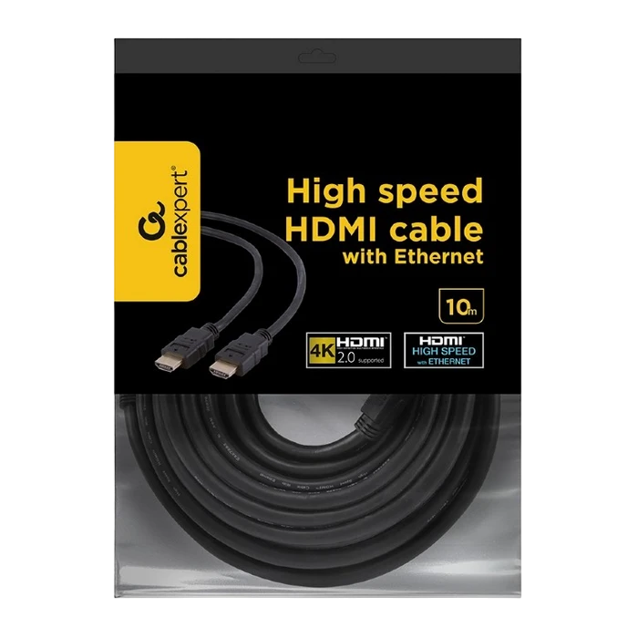 Видео кабель cablexpert cc-hdmi4-10m, hdmi (m) - hdmi (m), 10м, чёрный 5