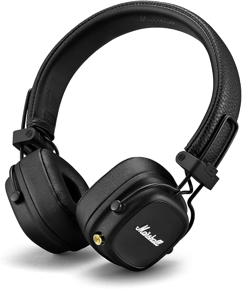Marshall major iv bluetooth on-ear headphones, black 2