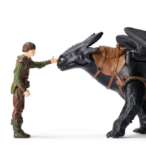 Set de joacă "cum să îți dresezi dragonul: dragonul toothless si figurina hiccup" Thumbnail 7