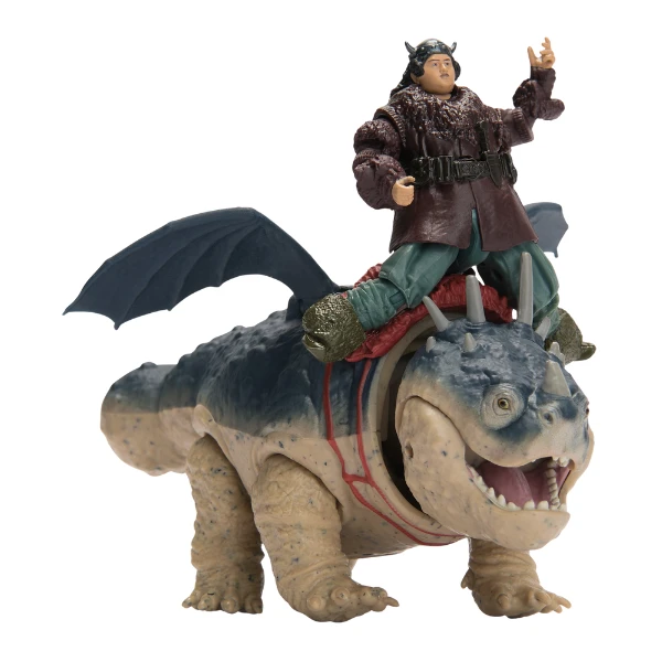 Set de joacă "cum să îți dresezi dragonul: dragonul gronckle si figurina fishlegs" 2