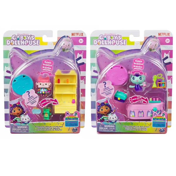 Căsuța pisicilor, seria "gabby's dollhouse", 2 modele 3
