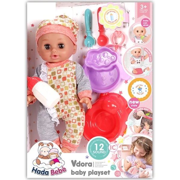 Set de joacă „păpușă vorbitoare cu accesorii” 3
