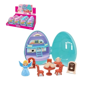 Ou surpriză „căsuța de păpuși” cu figurină și accesorii Thumbnail 2