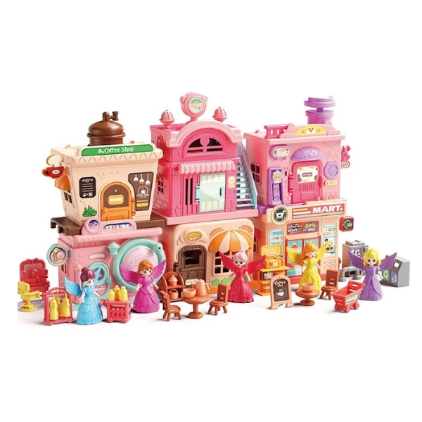 Set de joacă „căsuța de păpuși” cu figurină și accesorii 2