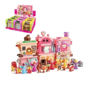 Set de joacă „căsuța de păpuși” cu figurină și accesorii