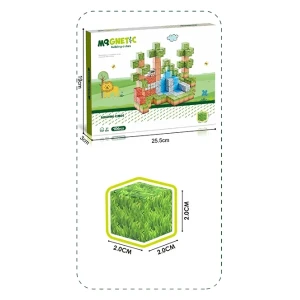 Set de construcție din cuburi magnetice, 106 elem. Thumbnail 3