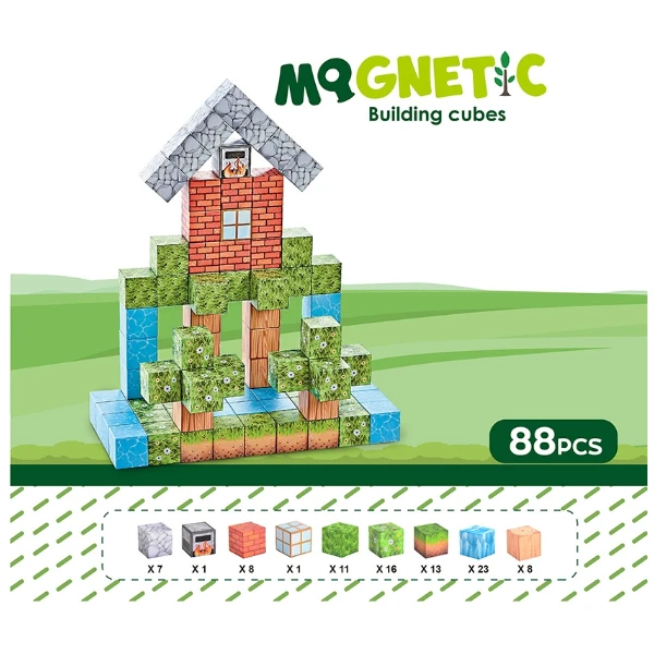 Set de construcție din cuburi magnetice 3