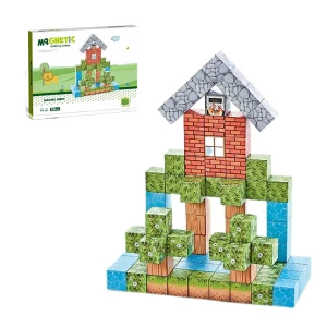Set de construcție din cuburi magnetice