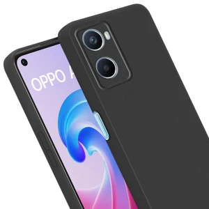 Чехол liquid silicone для oppo a96, черный Thumbnail 3
