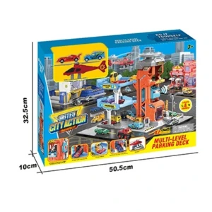 Set de joacă „parcaj multi-etajat cu helipad” Thumbnail 3