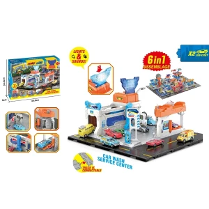 Set de joacă „spălătorie auto cu centru de service” Thumbnail 4