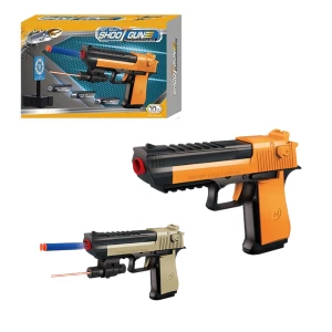 Pistol cu 10 bile moi și țintă