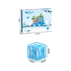 Set de construcție din cuburi magnetice, 66 elem. Thumbnail 3