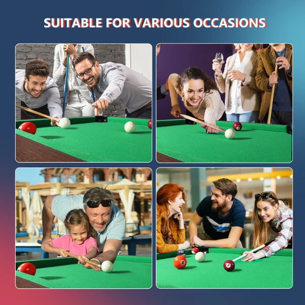 Biliard pentru copii cu accesorii, 124.5×63×67 cm 3
