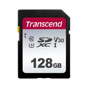 Карта памяти transcend sdxc class 10, 128гб (ts128gsdc300s)