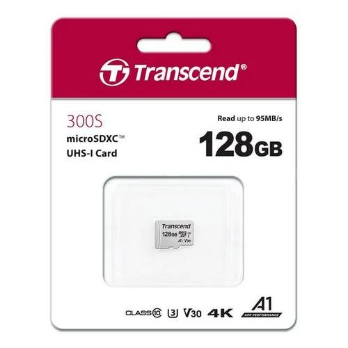 Карта памяти transcend microsdxc class 10, 128гб (ts128gusd300s) 3