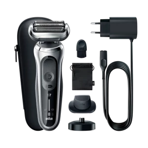 Электробритва мужская braun 71-s4200cs, серебристый | черный Thumbnail 3