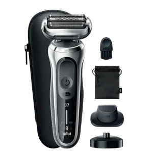 Aparat de ras electric braun 71-s4200cs, argintiu | negru