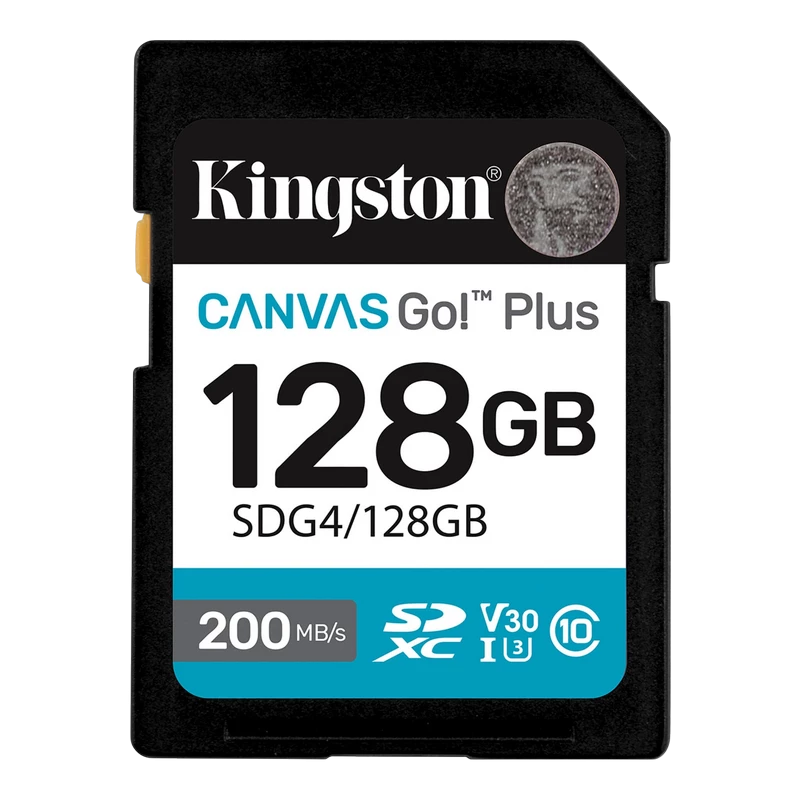 Карта памяти kingston canvas go! plus, 128гб (sdg4/128gb) 3