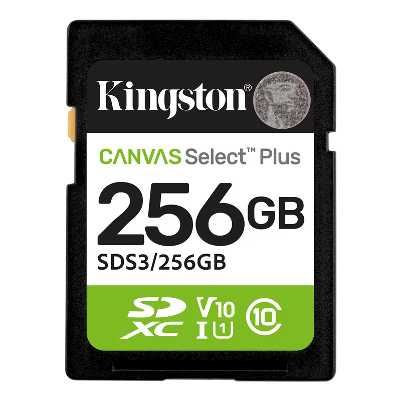 Карта памяти kingston canvas select plus, 256гб (sds3/256gb) 2