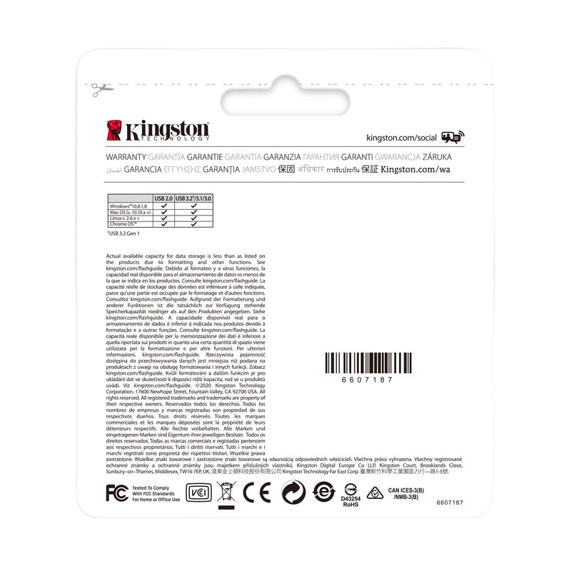 Usb flash накопитель kingston datatraveler kyson, 128гб, серебристый 5