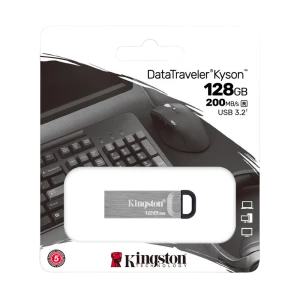 Usb flash накопитель kingston datatraveler kyson, 128гб, серебристый Thumbnail 12