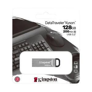 Usb flash накопитель kingston datatraveler kyson, 128гб, серебристый Thumbnail 11